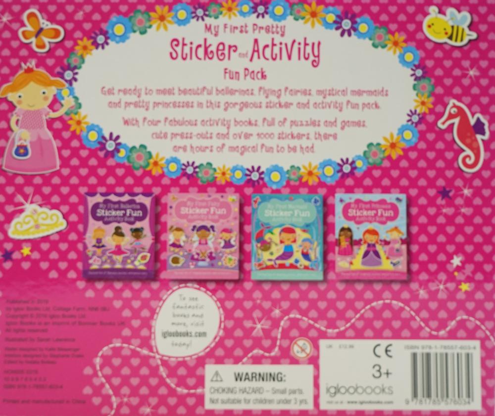 1000's Of Stickers 3: My First Pretty Sticker And Activity Fun Pack