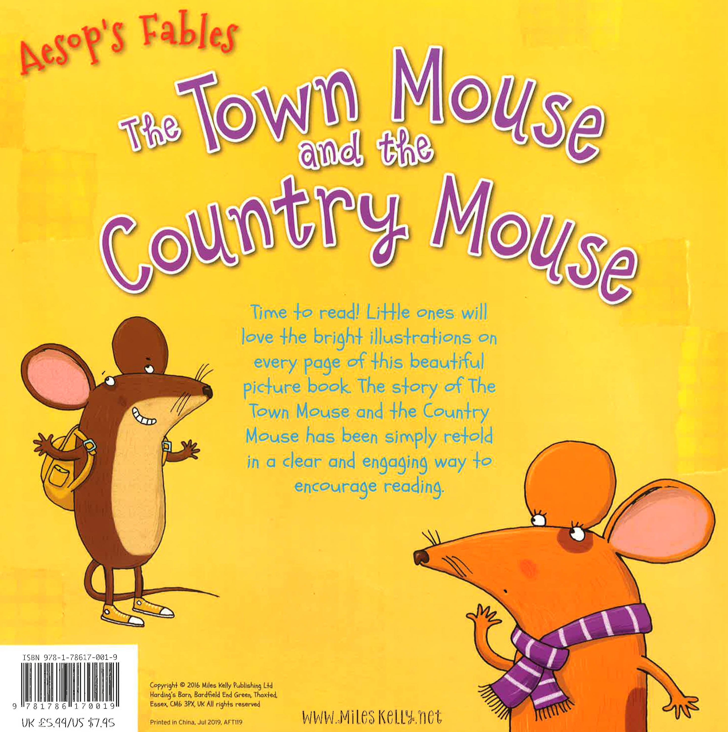 Aesop: The Town Mouse And The Country Mouse