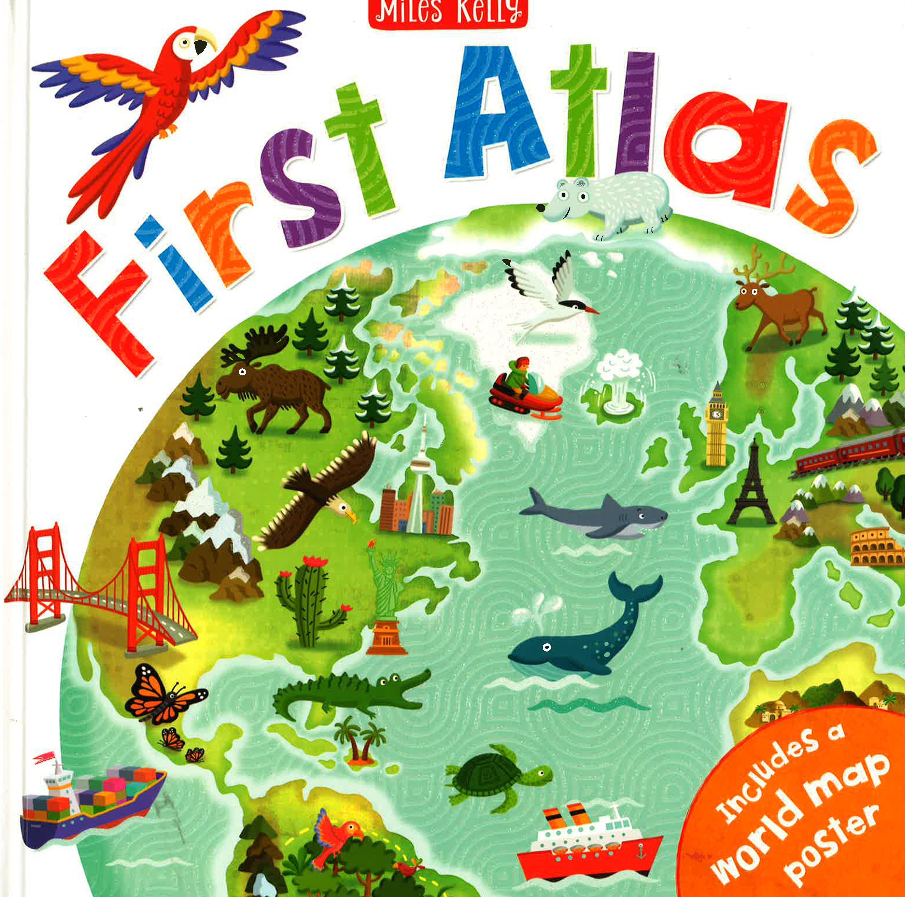 First Atlas (Includes A World Map Poster)