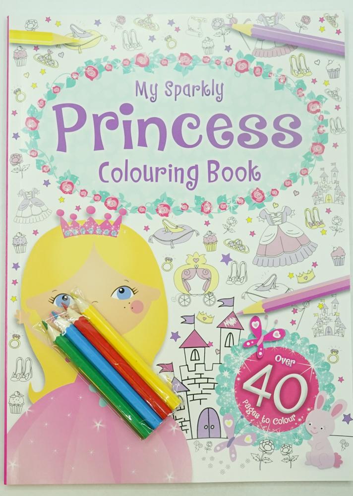 3 Amazing Books Princess Colouring Fun
