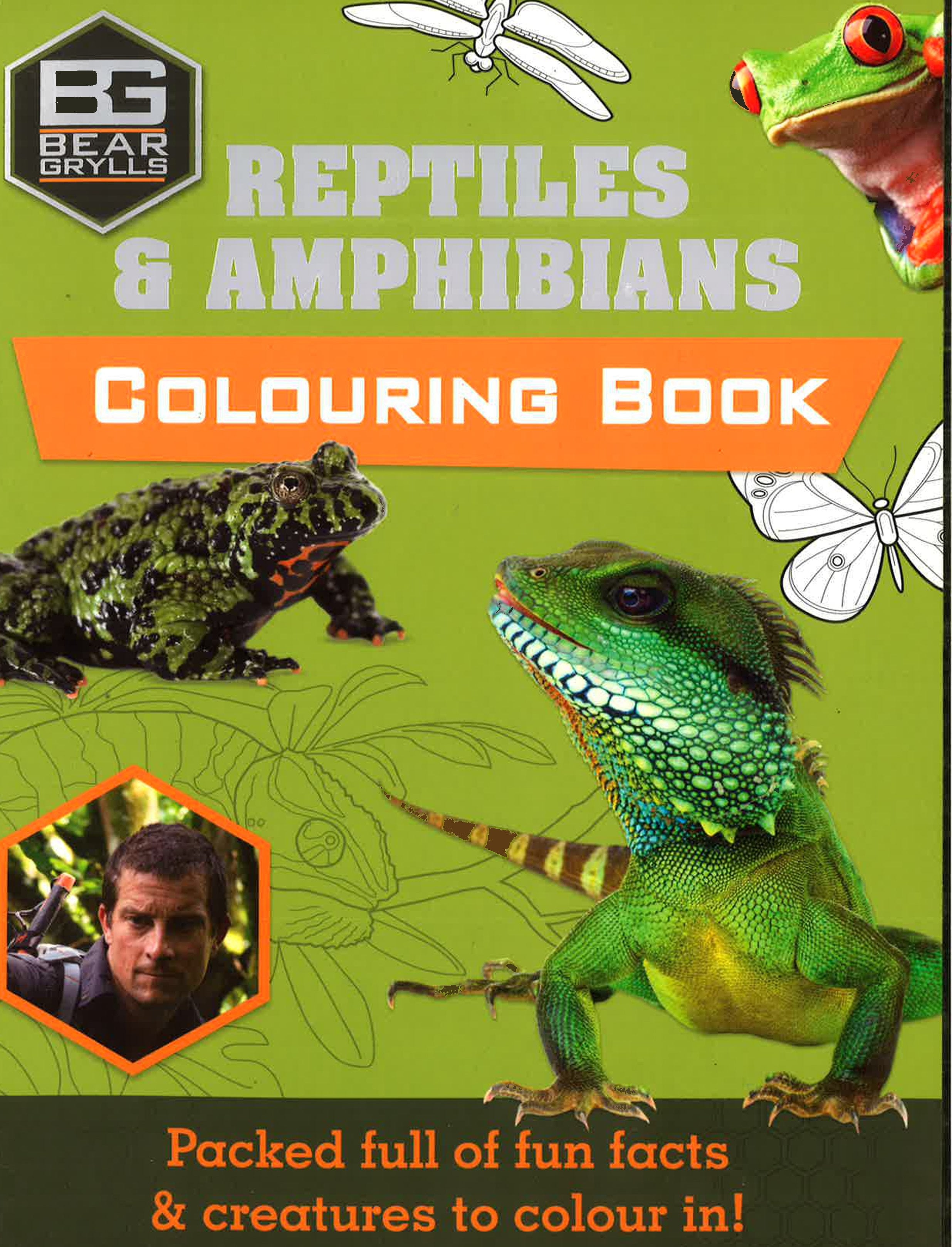 Bear Grylls Colouring Books: Reptiles (Bear Grylls Activity)
