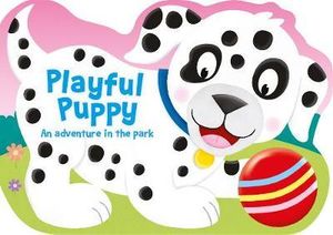 Die-Cut Shaped Animals: Playful Puppy
