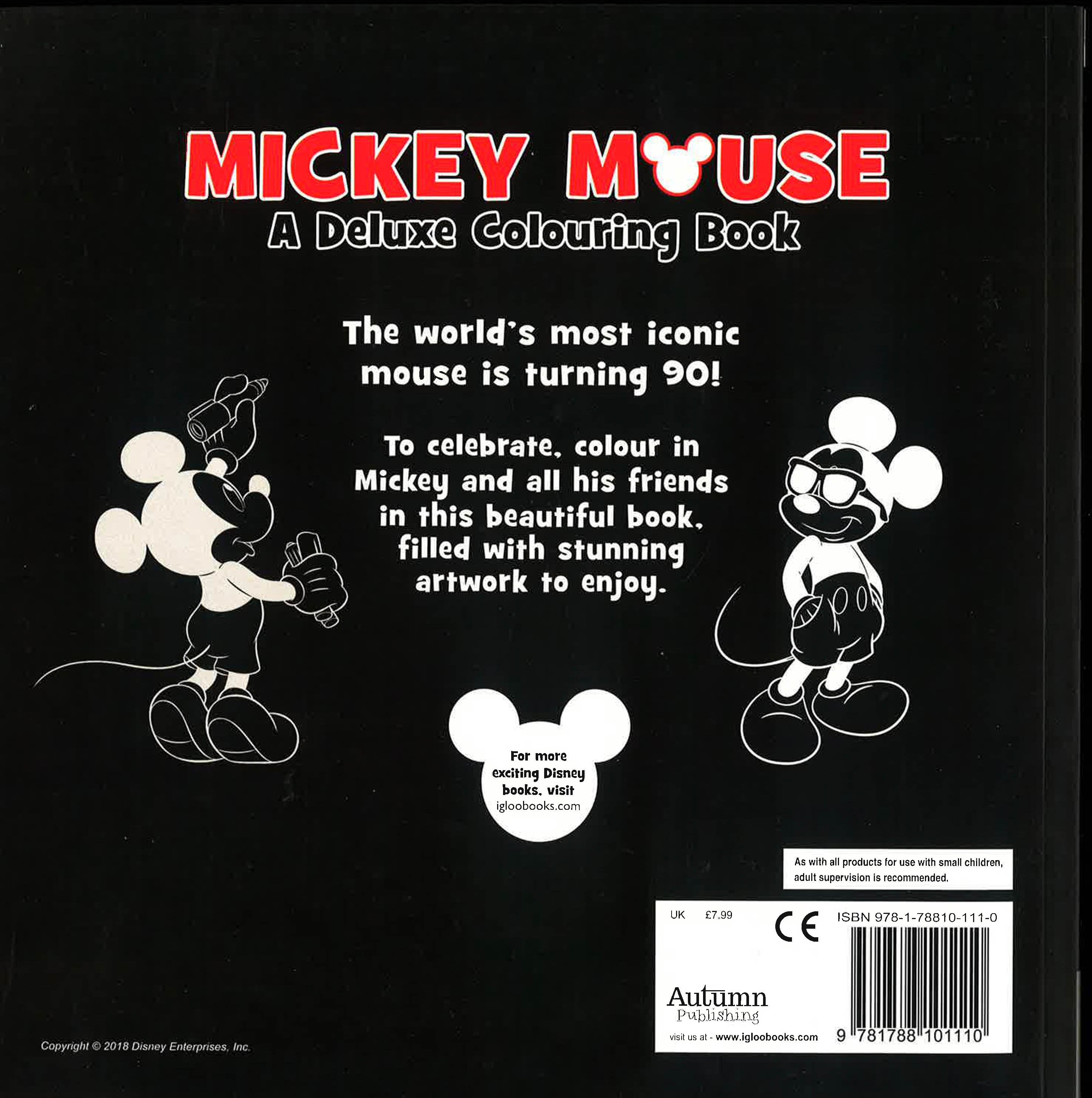 *Colouring Deluxe Disney: Disney Classics Mickey Mouse: Mickey Mouse A Deluxe Colouring Book