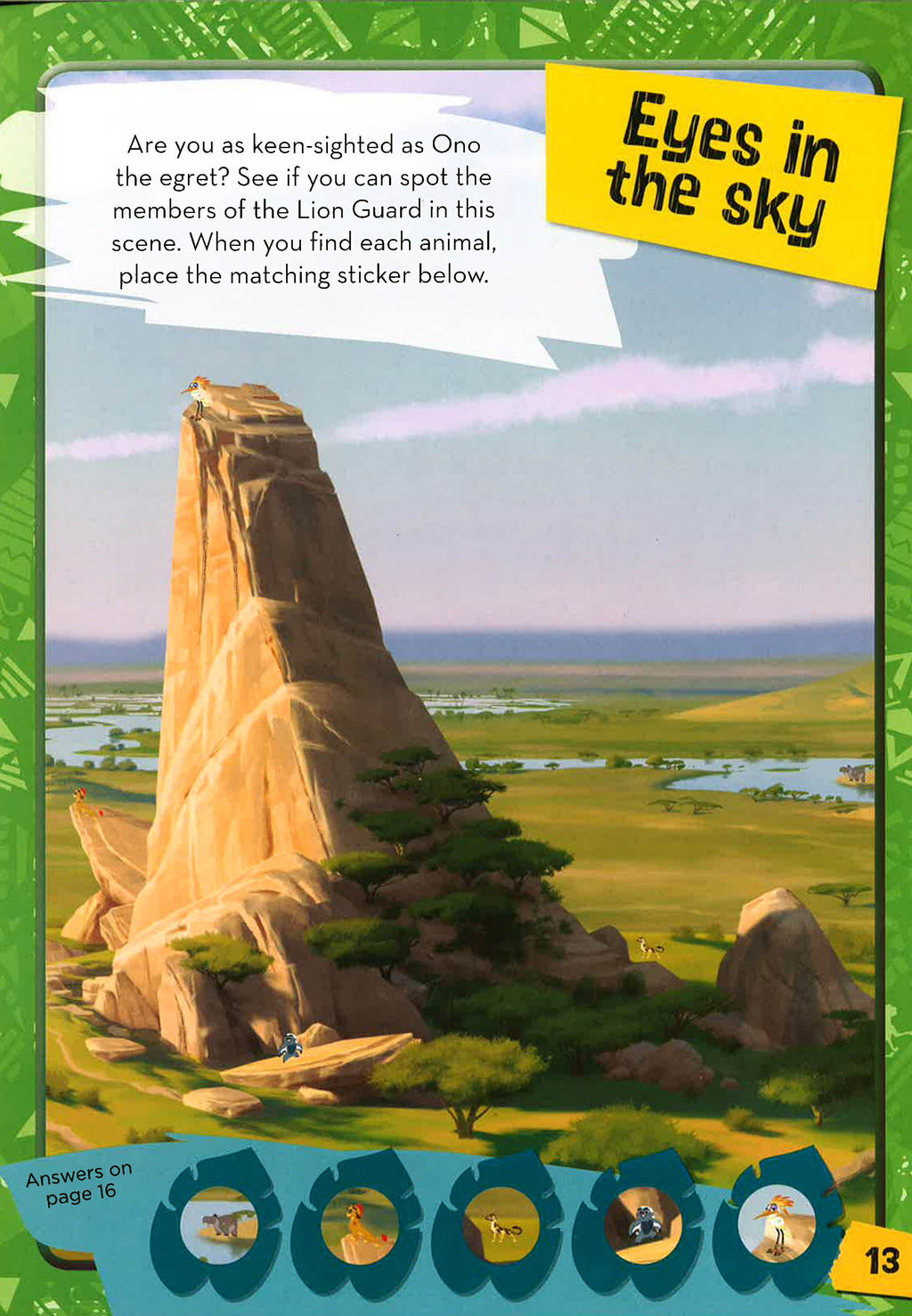 *Sticker Play Disney: Lion Guard: Sticker Play Roarsome Activities