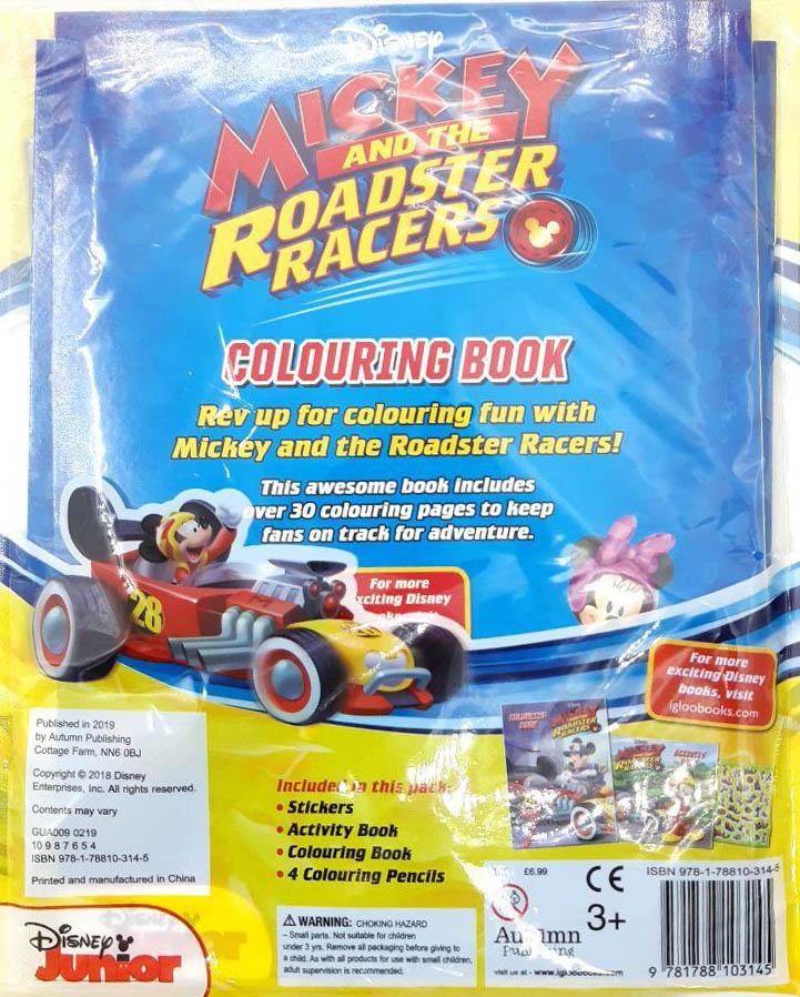 2-In-1 Activity Bag Disney: Disney Junior Mickey And The Roadster Racers: Activity Pack