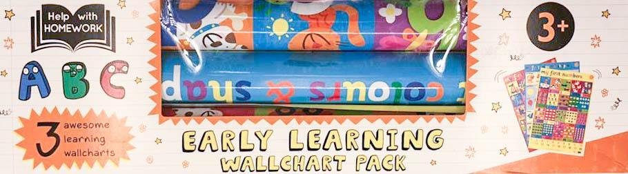 Hwh Wallchart Box Set: Help With Homework 3+: My First Wall Chart Pack