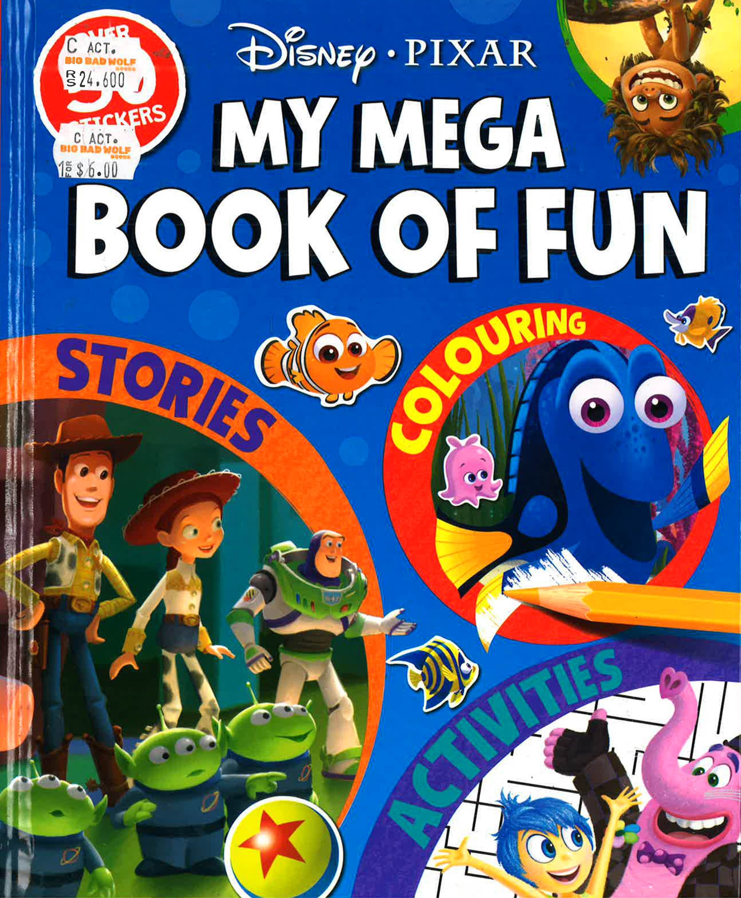 Disney Pixar: My Mega Book Of Fun