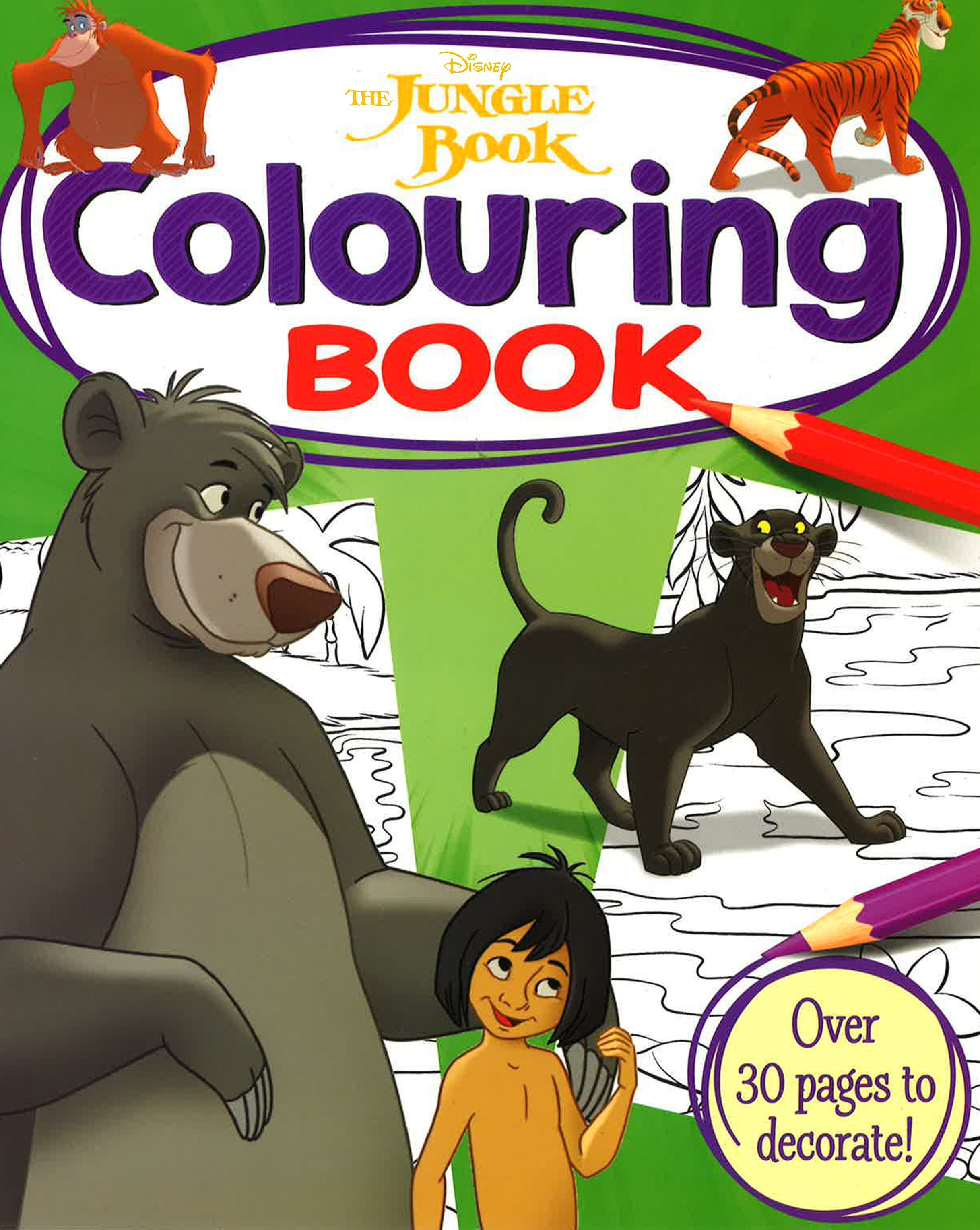 Disney Jungle Book Colouring