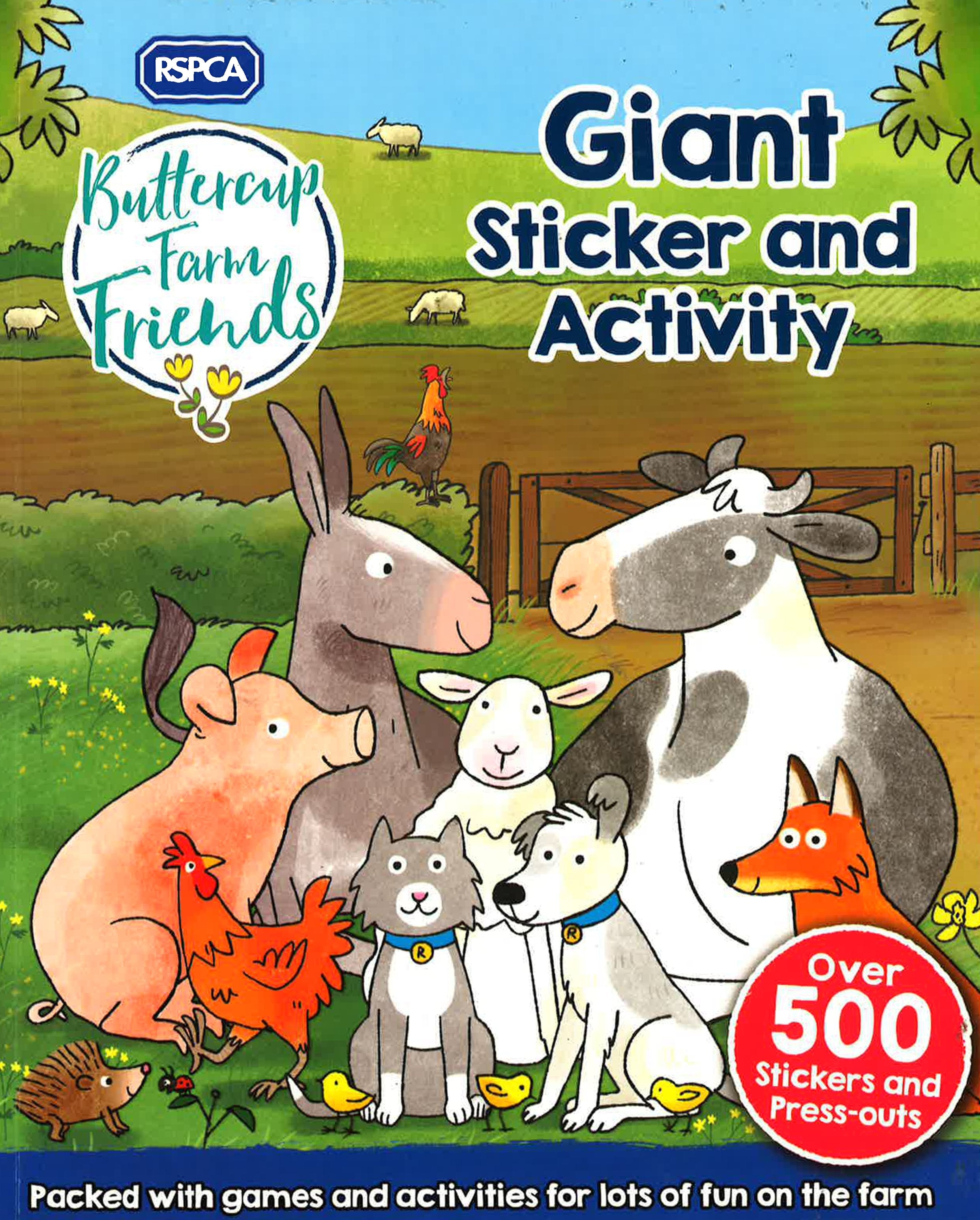 Rspca: Buttercup Farm Friends Giant Sticker And Activity