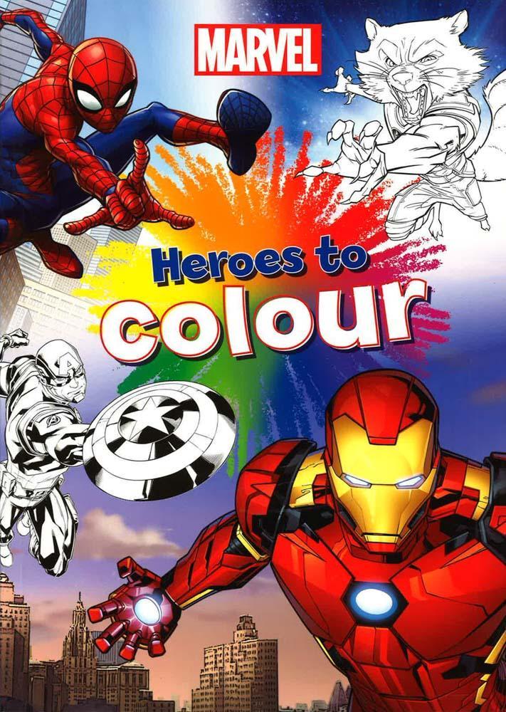 Hero Colouring Marvel: Heroes To Colour
