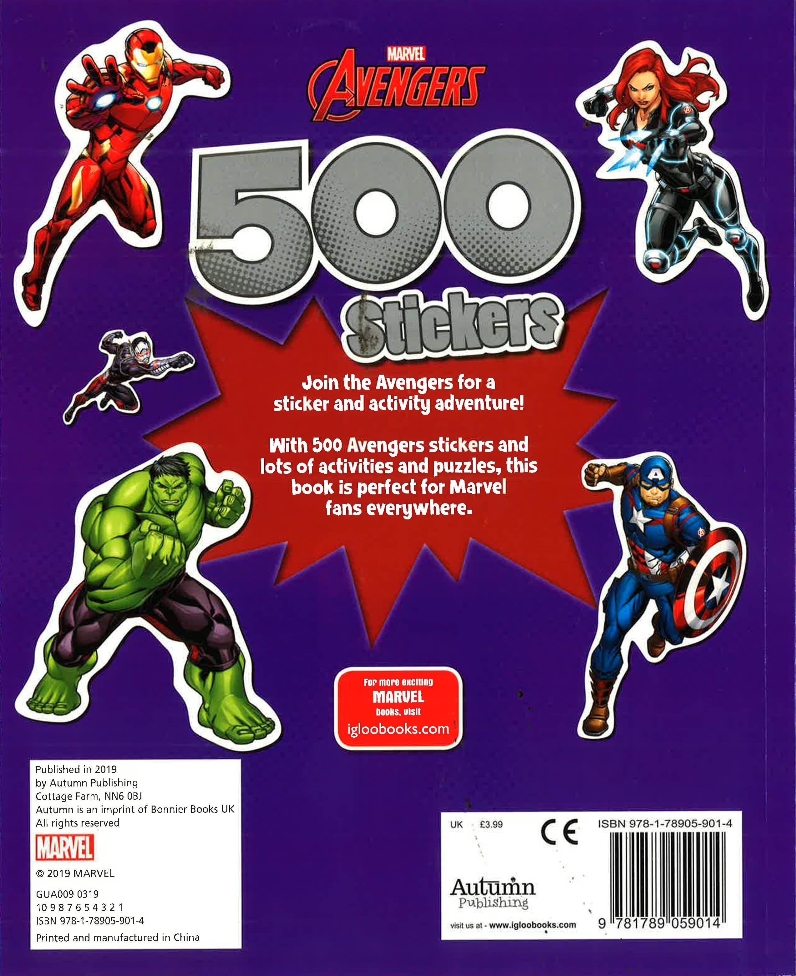*500 Stickers Marvel: Marvel Avengers: 500 Stickers