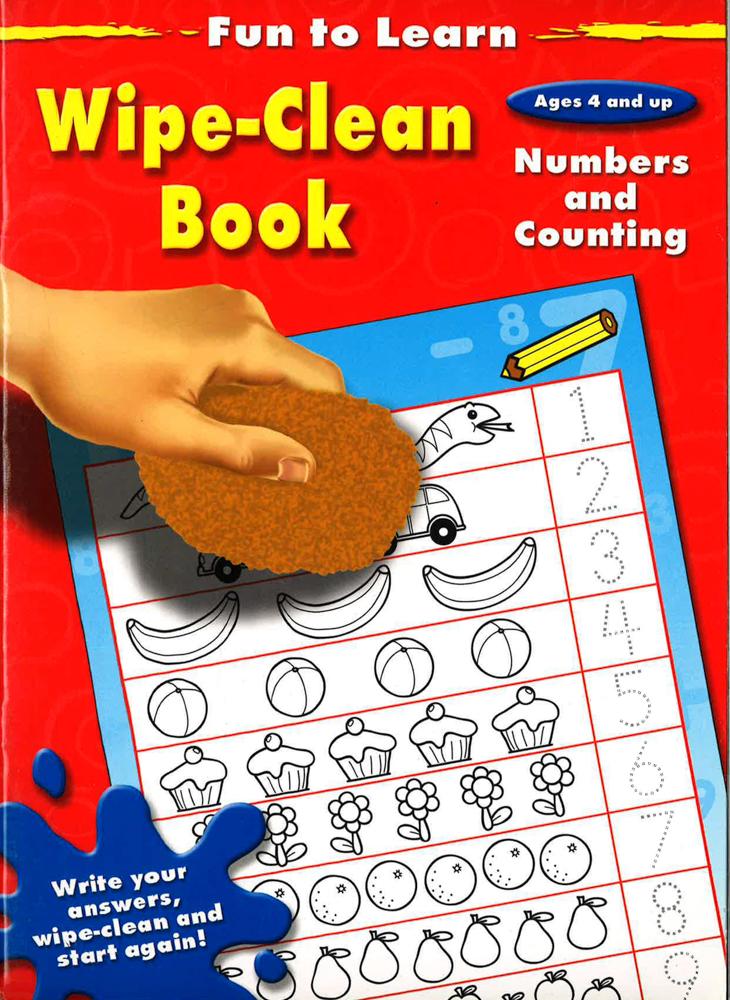 First Learning Wipe Clean Books