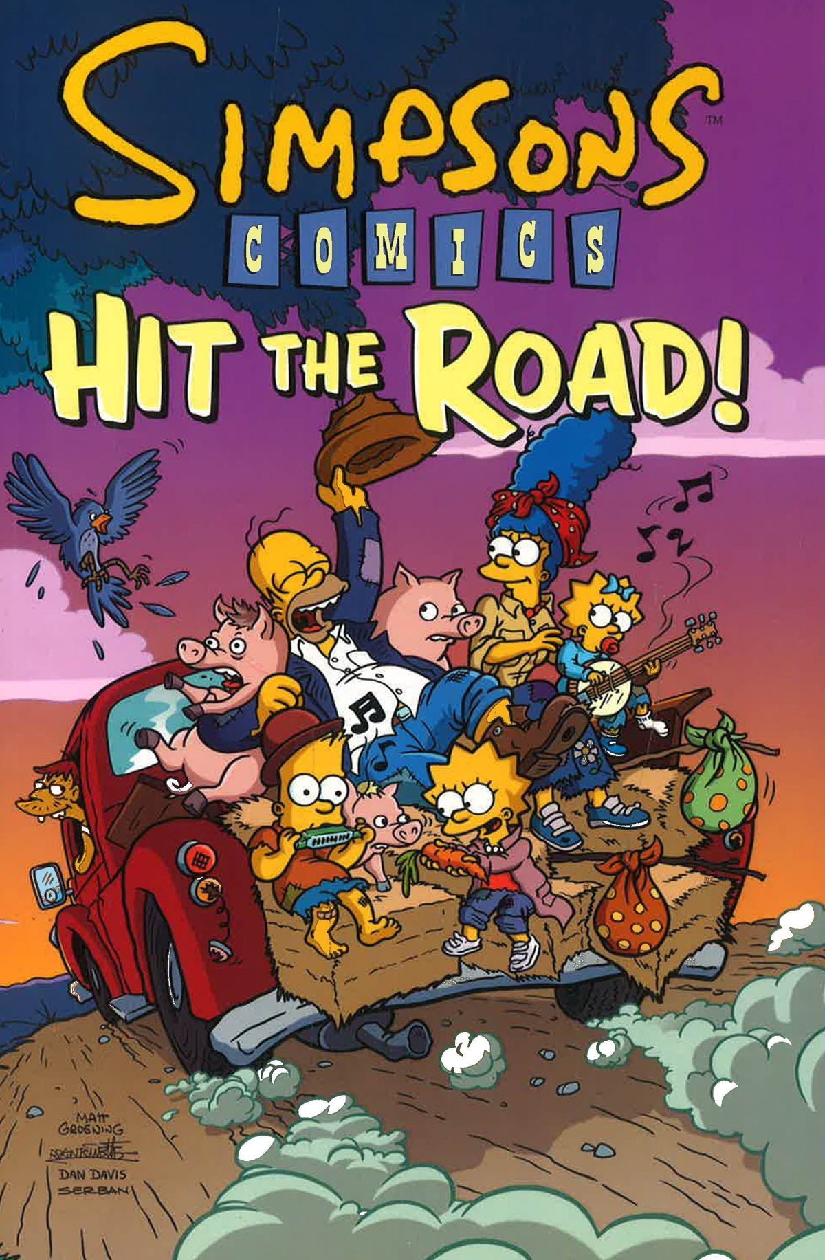 Simpsons Comics Hit The Road