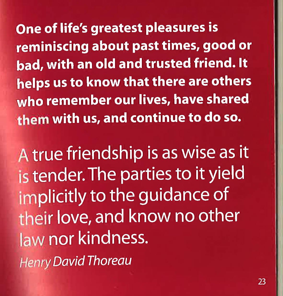 1001 Ways To Friendship