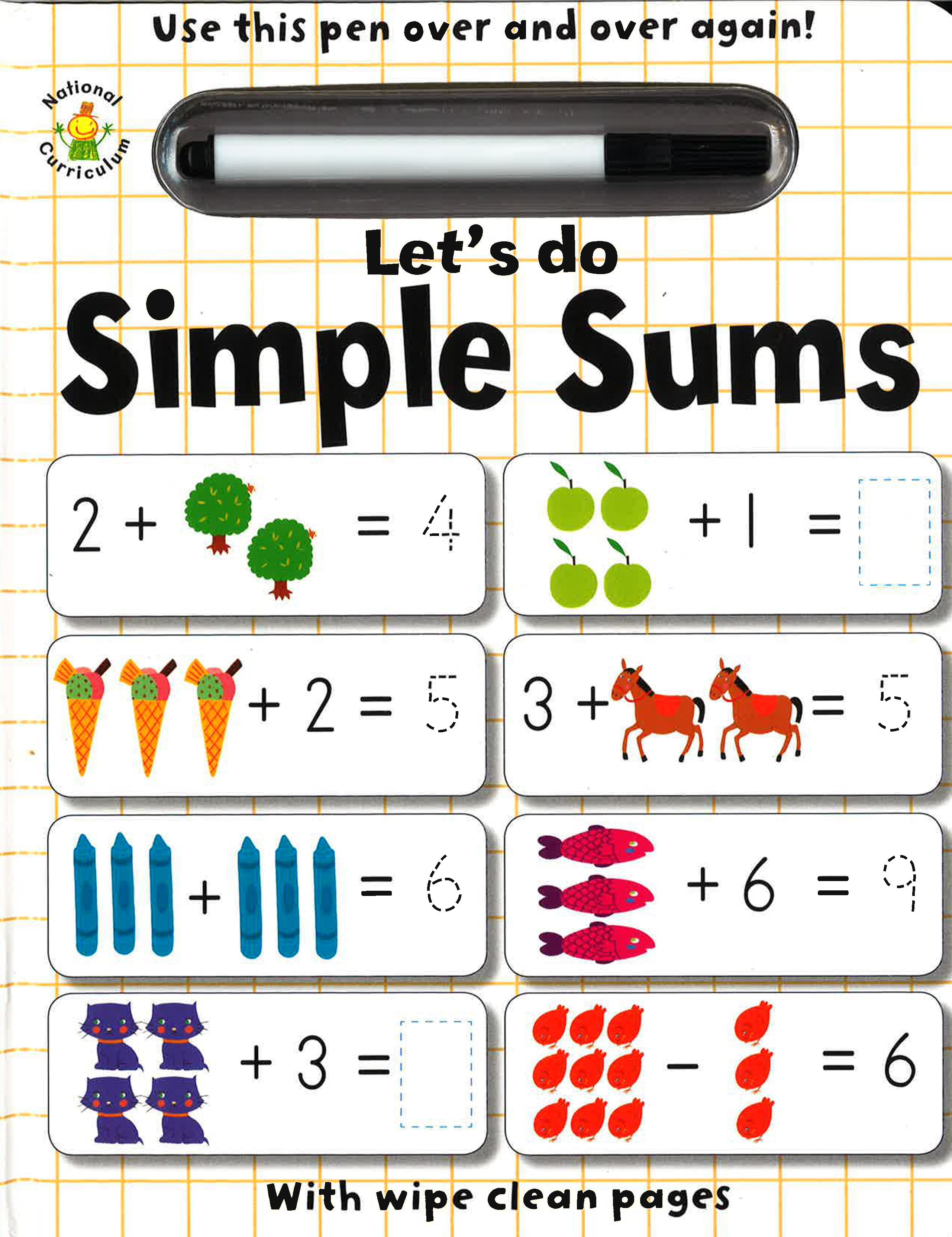 Let's Do Simple Sums (With Wipe Clean Pages)