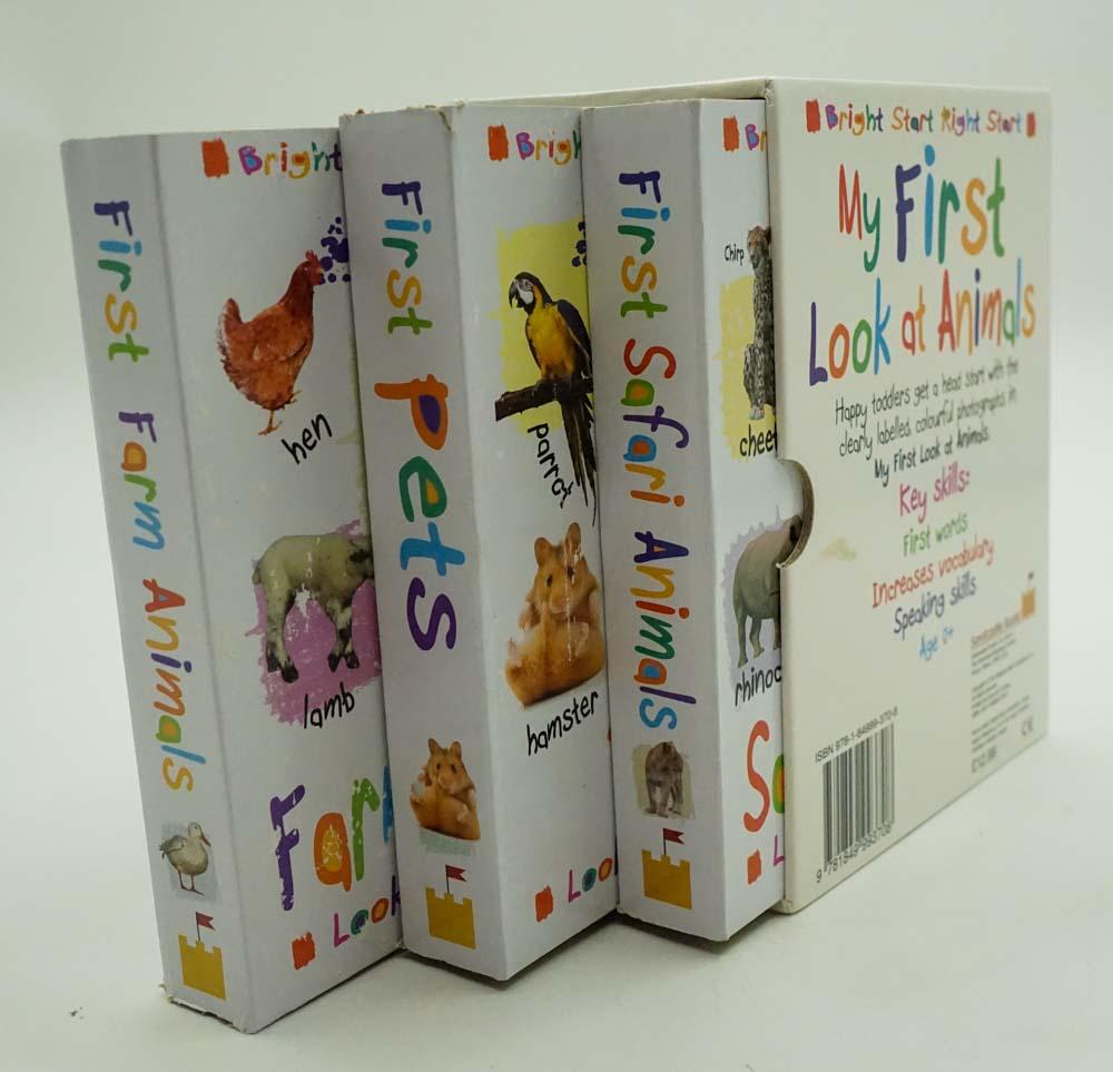 Bright Start Right Start: My First Look At Animals (3 Book)