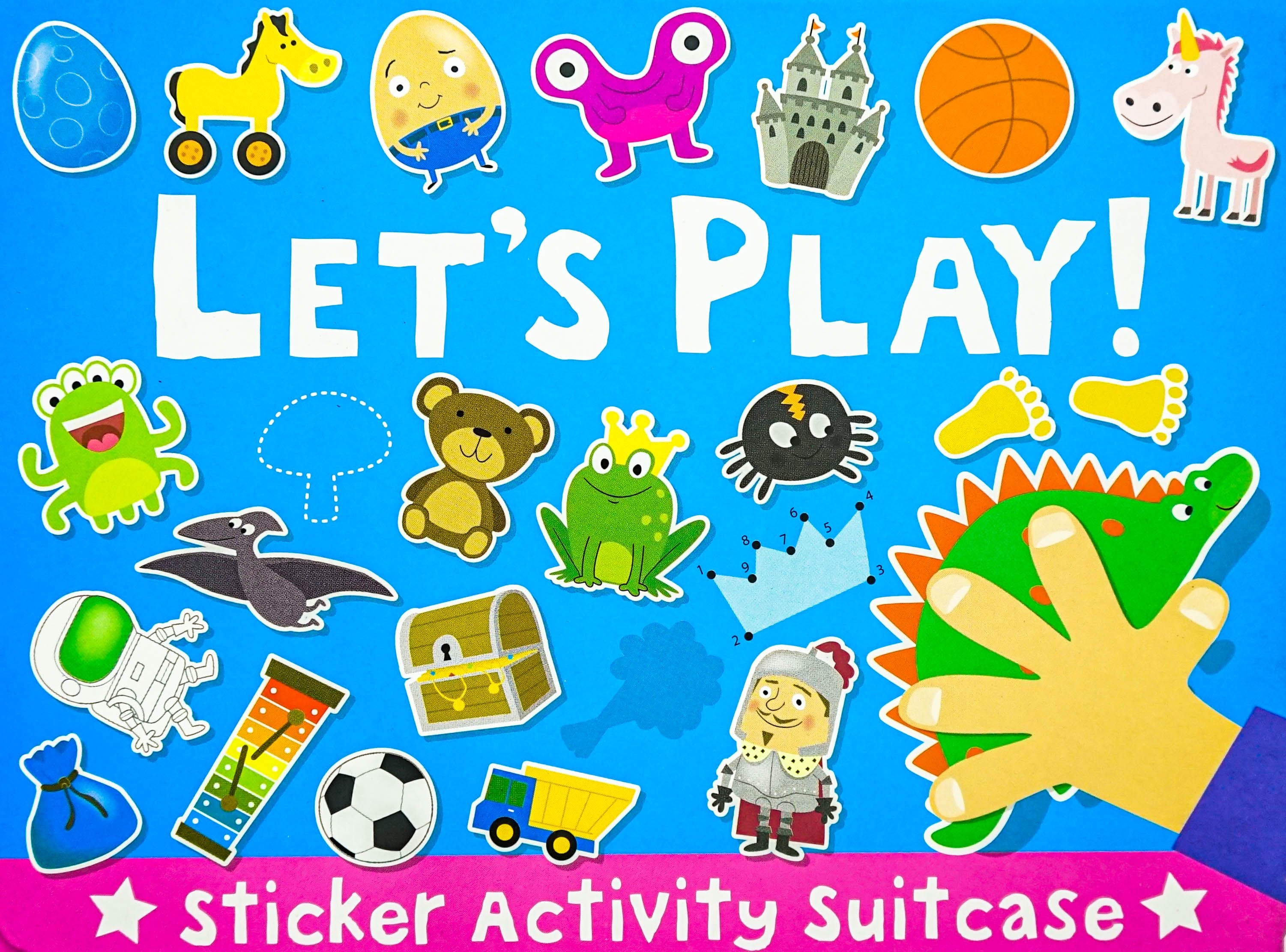 STICKER ACTIVITY SUITCASE - LET'S PLAY
