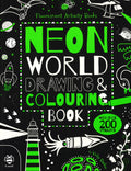 Neon World Drawing & Colouring Book