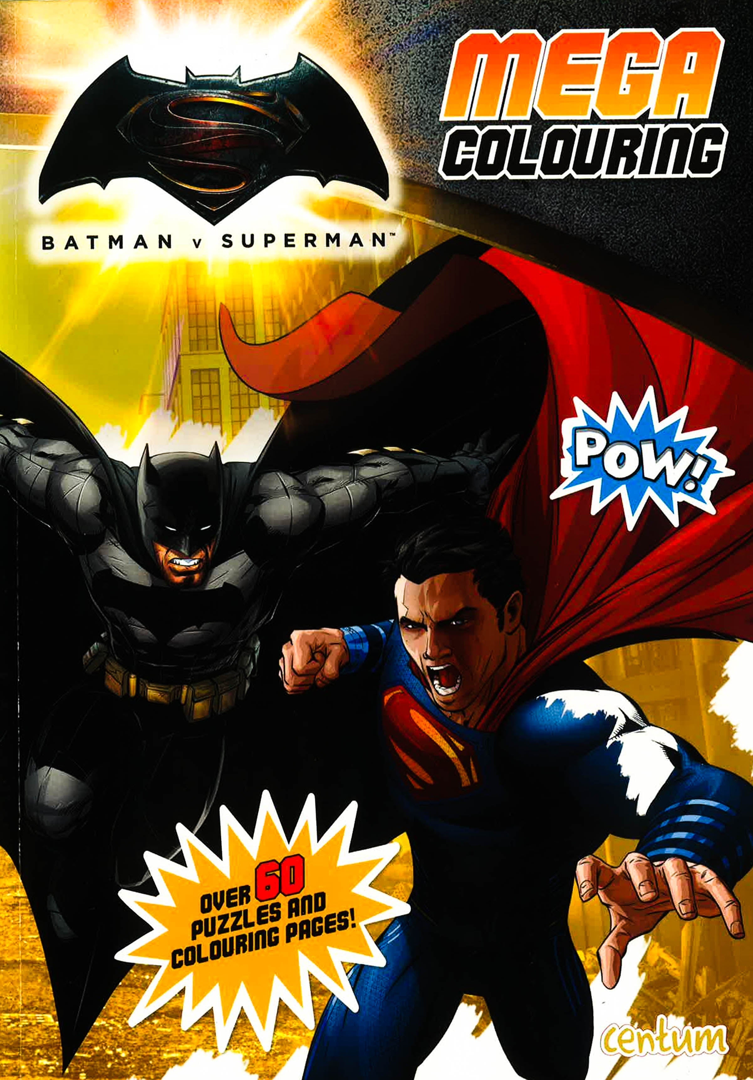 Batman Vs Superman Mega Colouring Book