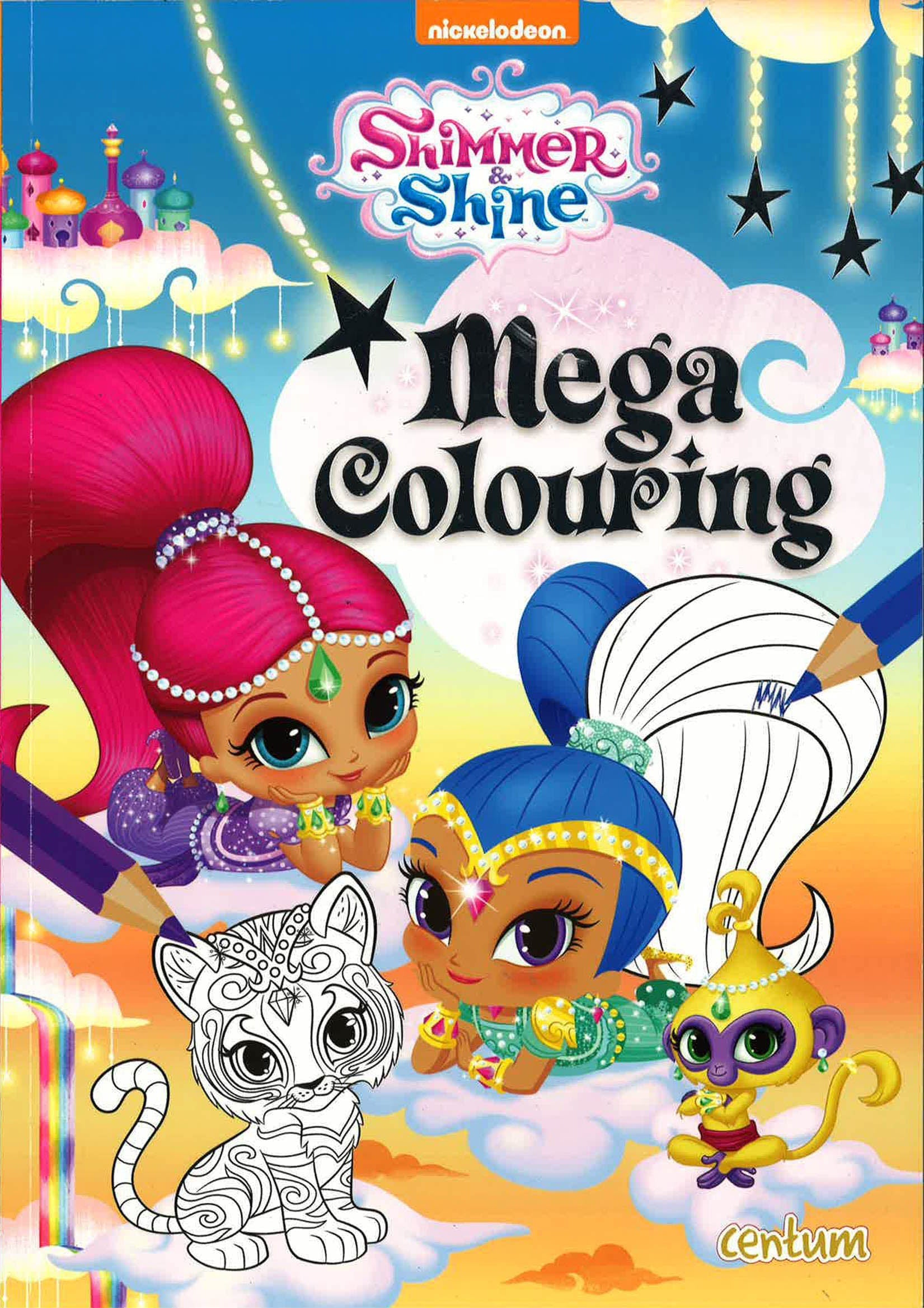 Shimmer & Shine Mega Colouring