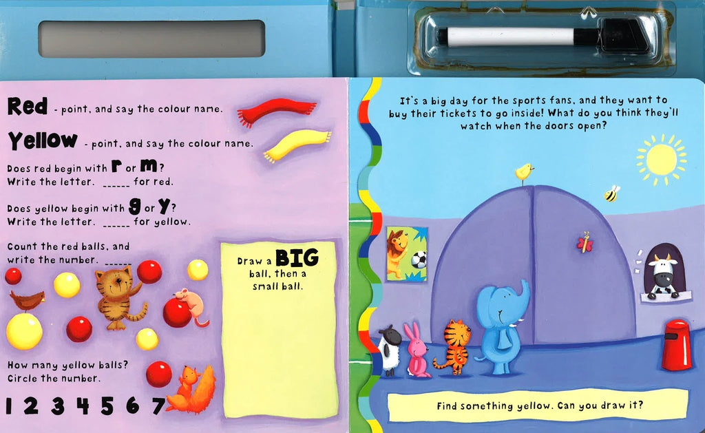 Wipe-Clean Playbook: Play Day Colours