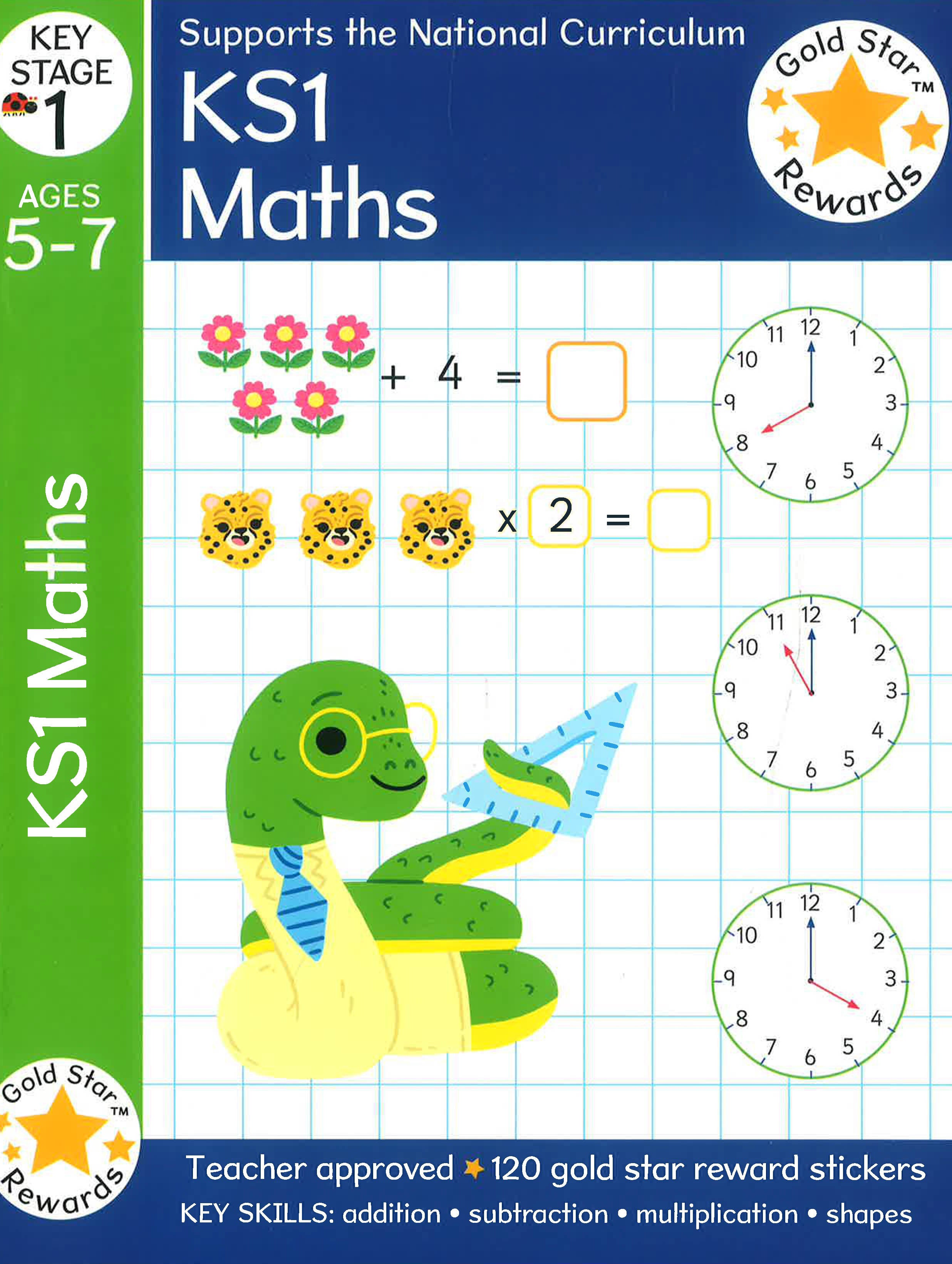 Gold Star Rewards Ks1 Maths: Ages 5-7