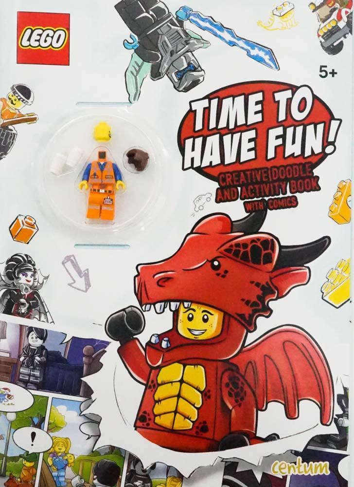 Lego Time To Have Fun: Creative Doodle And Activity Book