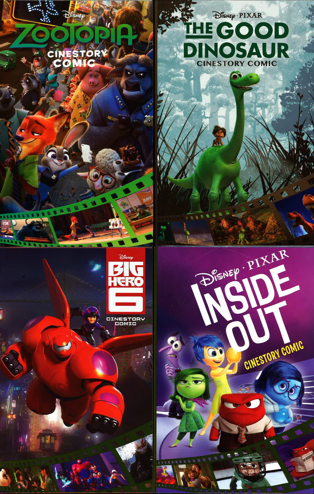 Disney Cinestory Boxed Set (4 Books)