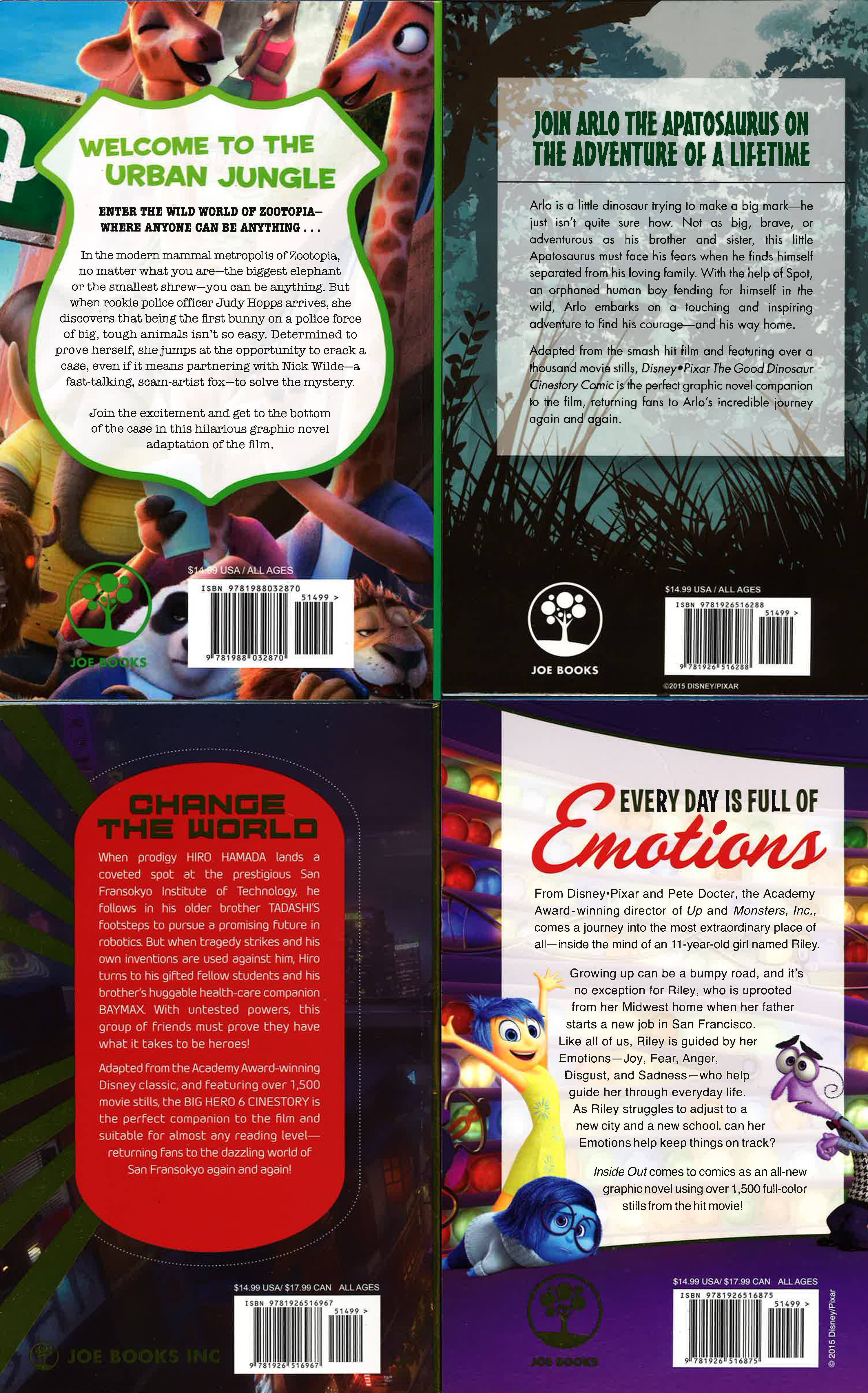 Disney Cinestory Boxed Set (4 Books)