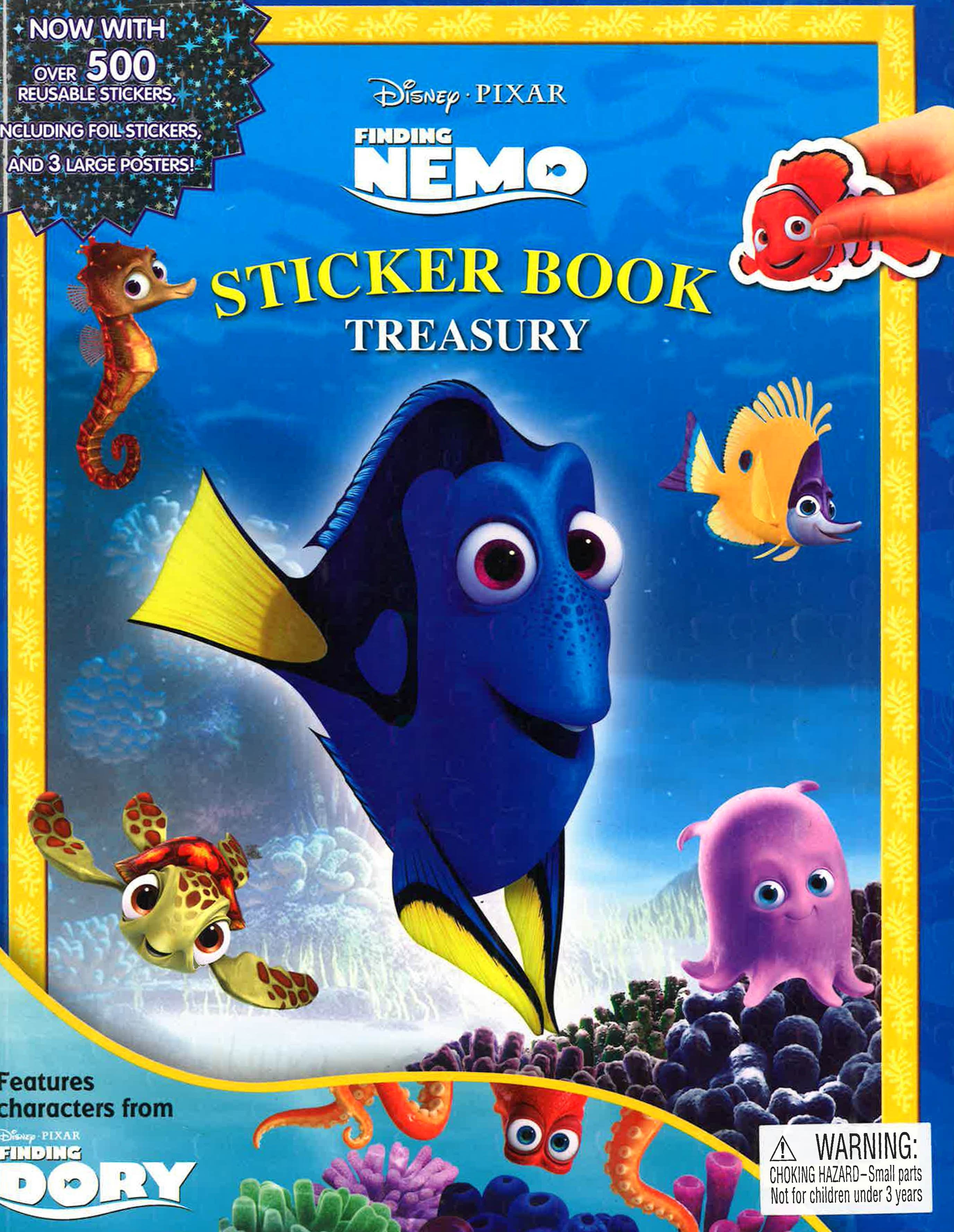 Disney Pixar Finding Nemo Sticker Book Treasury And Activity – Big Bad ...