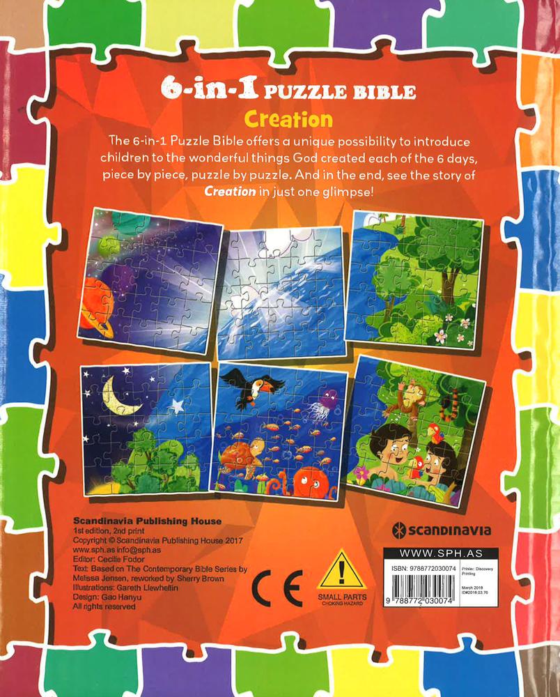 6-In-1 Puzzle Bible: Creation