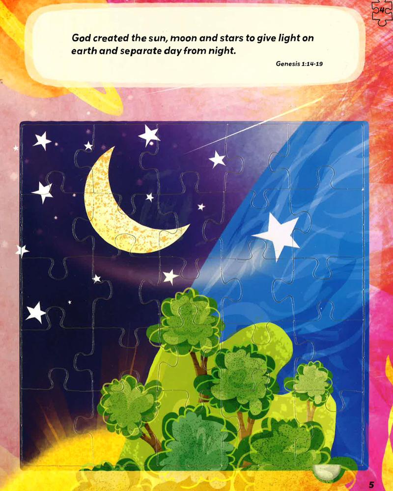 6-In-1 Puzzle Bible: Creation