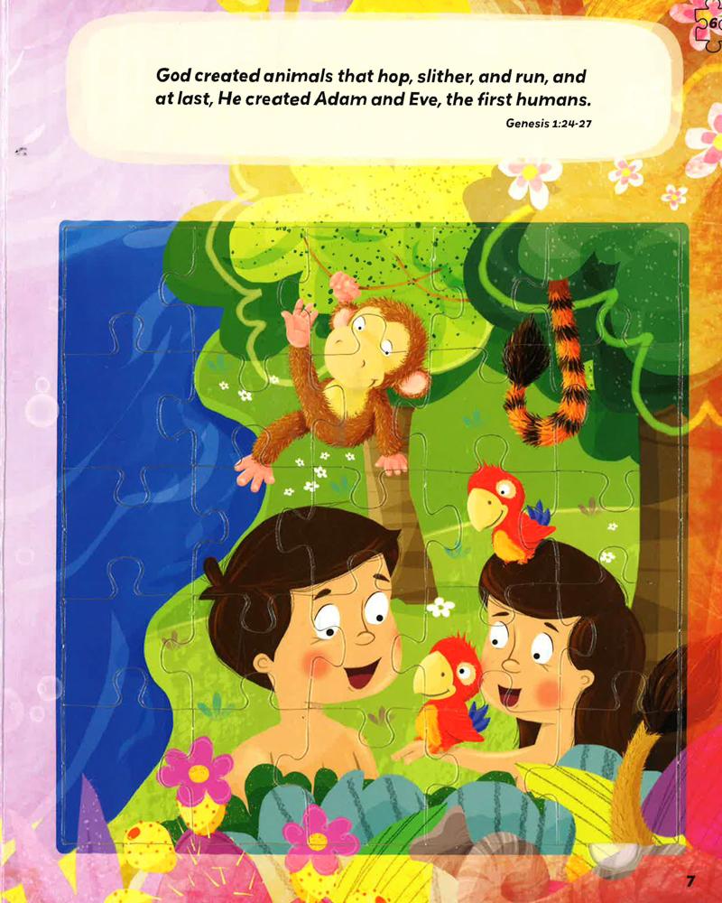 6-In-1 Puzzle Bible: Creation
