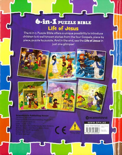 6-In-1 Puzzle Bible: Life Of Jesus