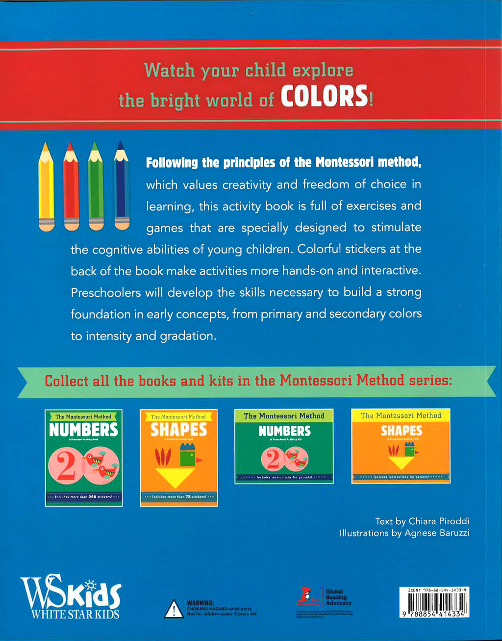 COLORS (BOOK) - THE MONTESSORI METHOD