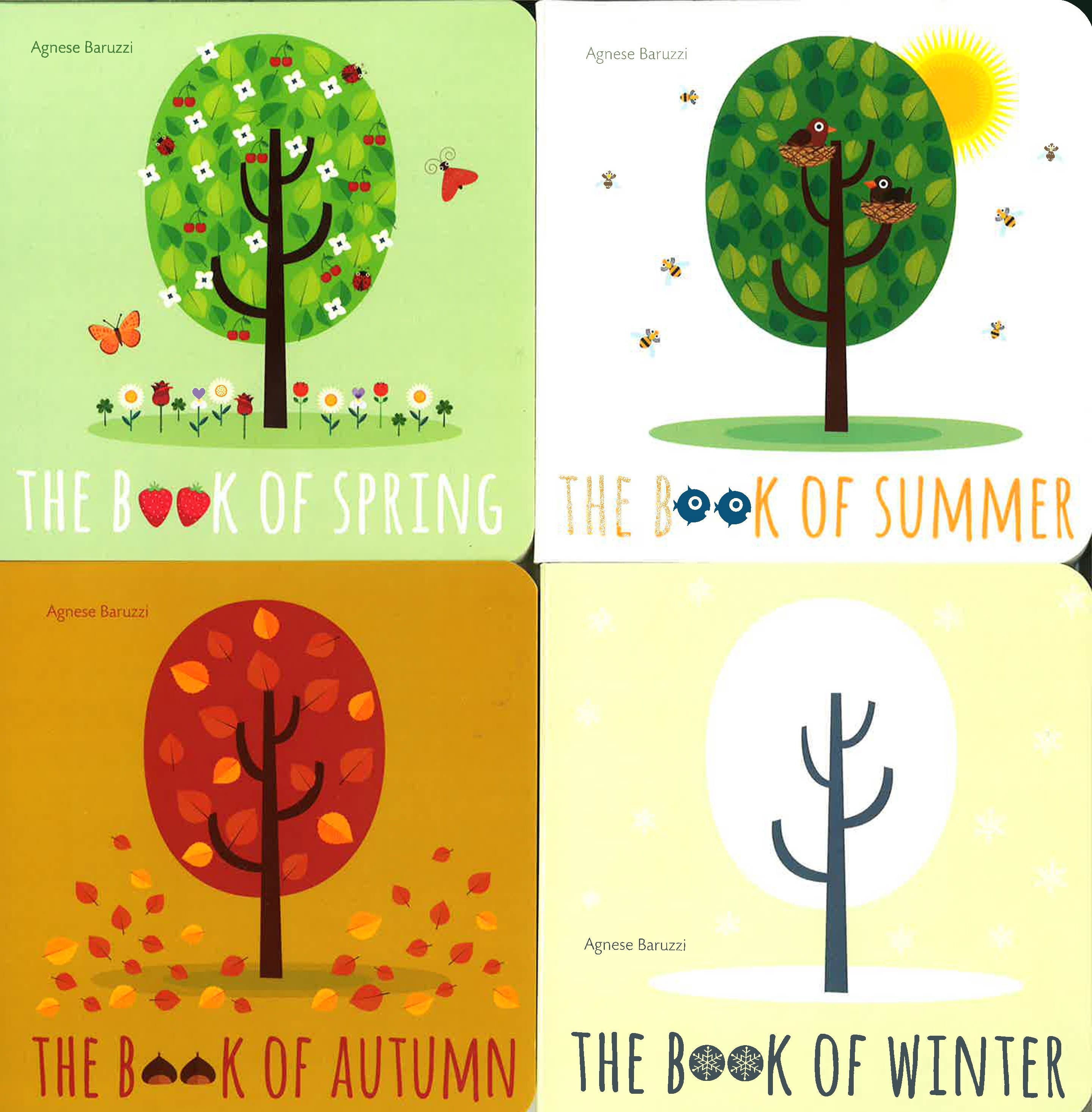 BOOKS OF SEASONS  (SET OF 4)