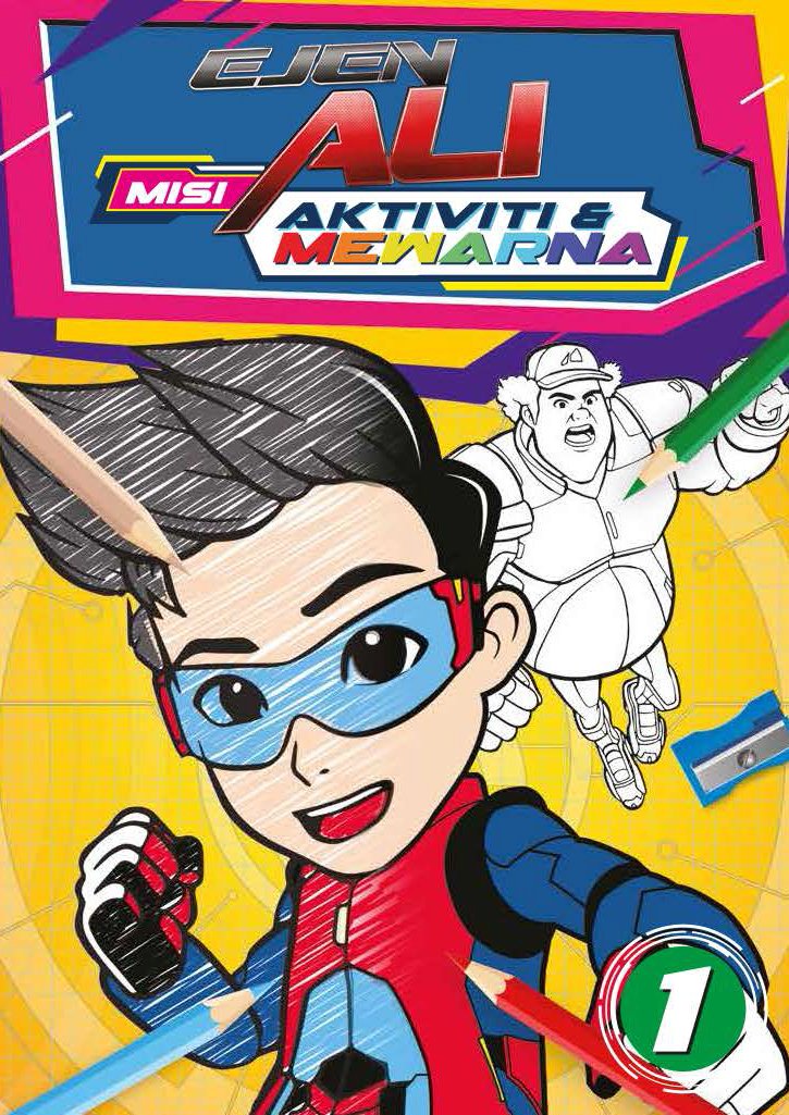 Misi Ejen Ali Aktiviti & Mewarna 1