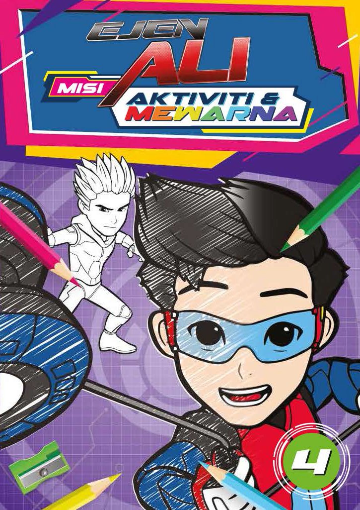 Misi Ejen Ali Aktiviti & Mewarna 4