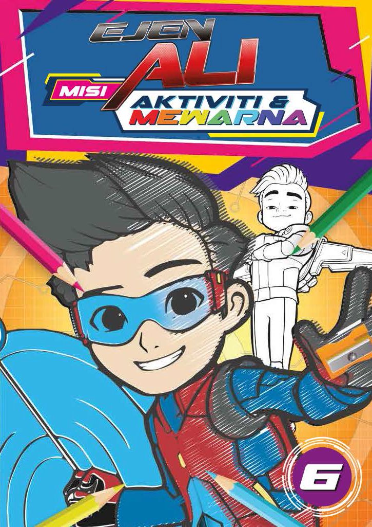 Misi Ejen Ali Aktiviti & Mewarna 6