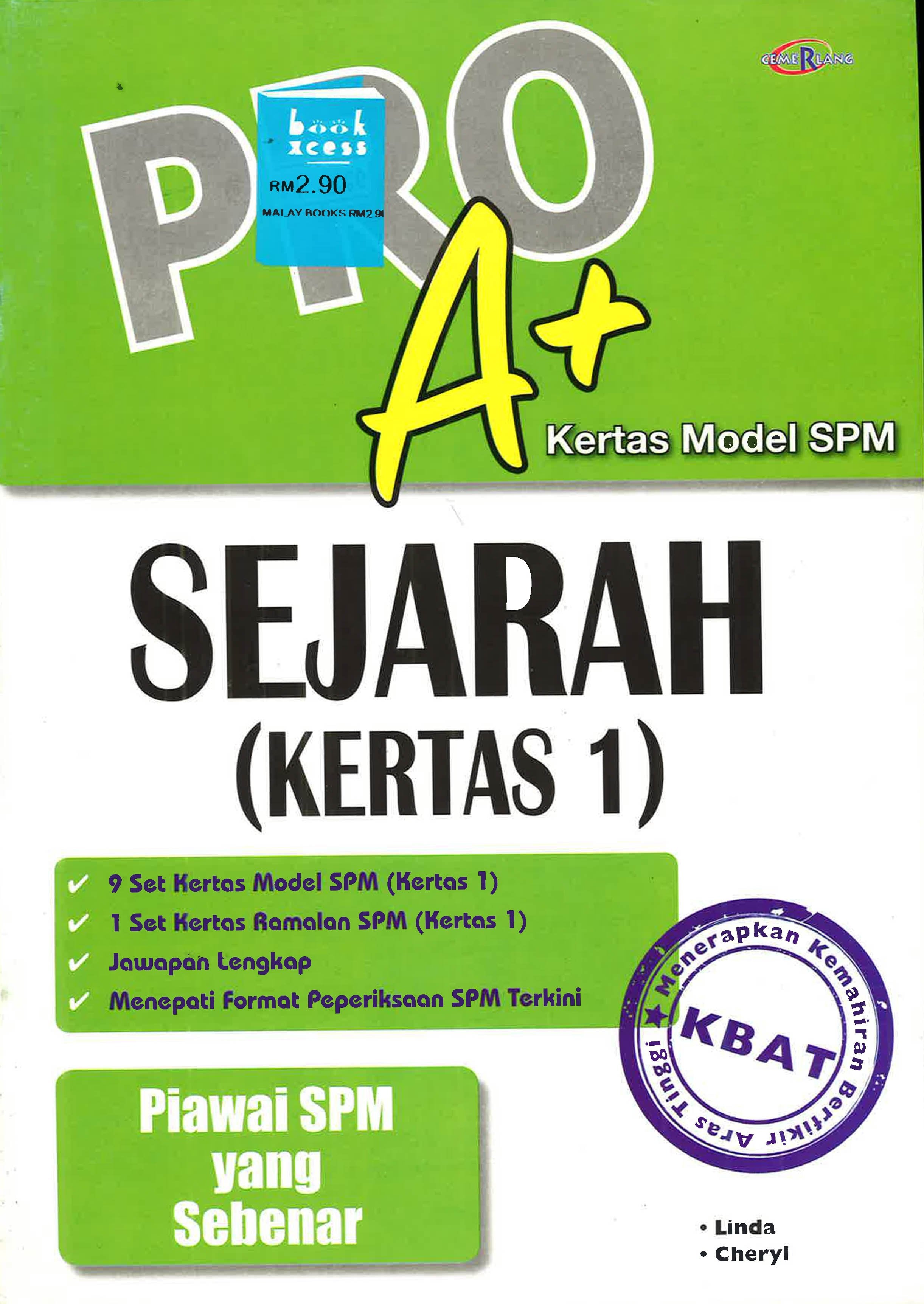 Pro A+ Spm Sejarah K1