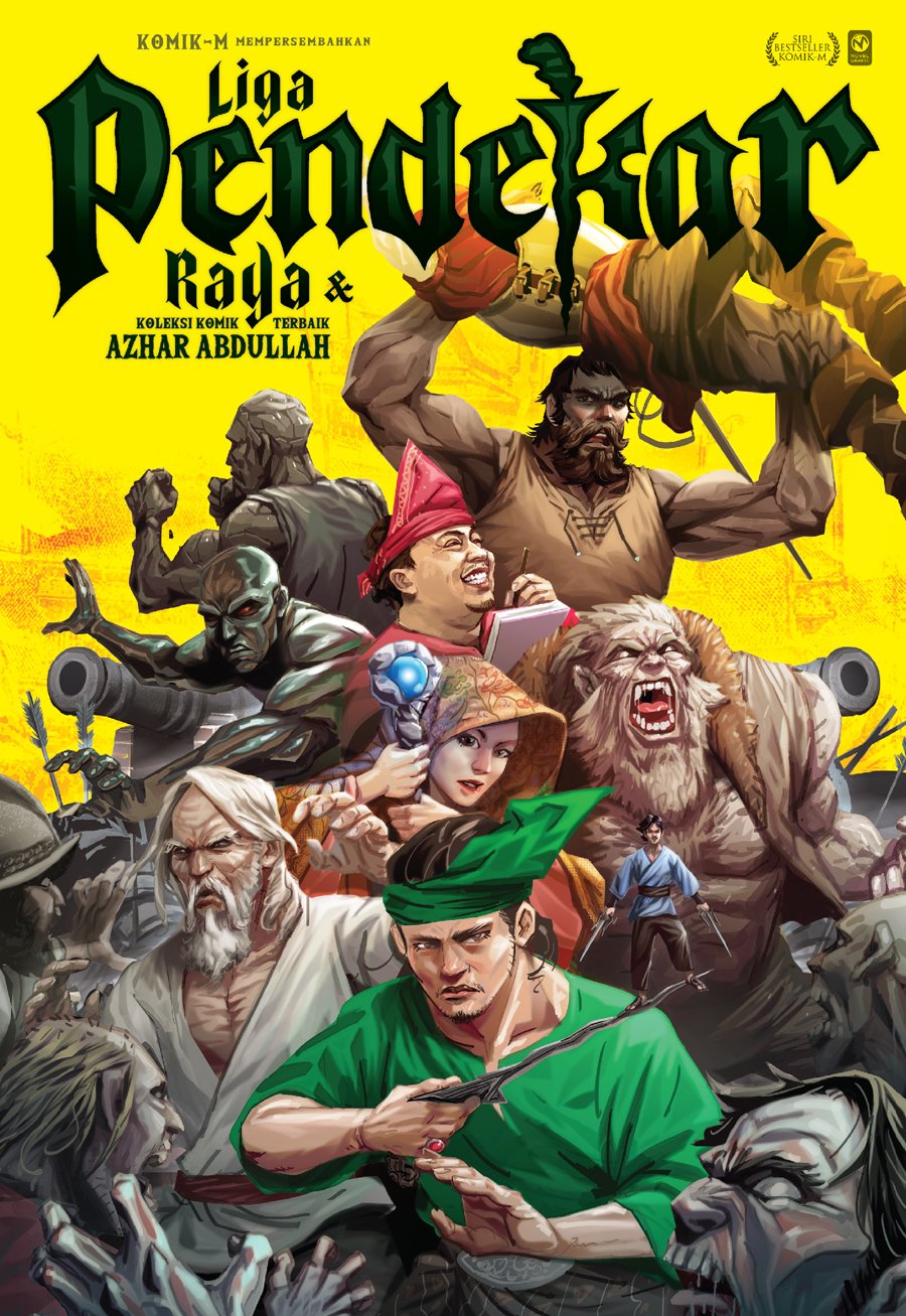 Komik-M: Liga Pendekar Raya & Koleksi Komik Terbaik Azhar (2021)