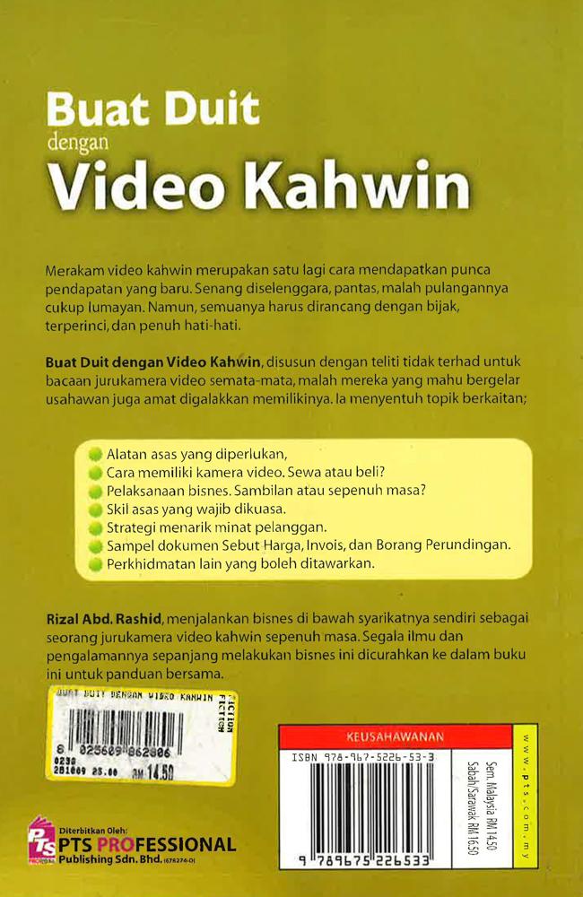 Buat Duit Dengan Video Kahwin