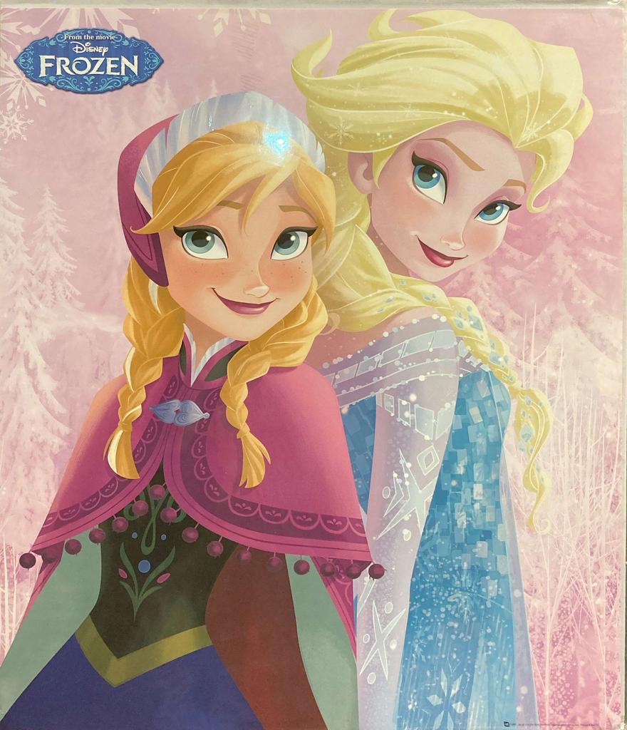 Anna/Elsa Frozen (Mini Poster 40X50Cm)