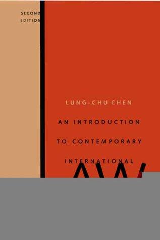 An Introduction To Contemporary International Law