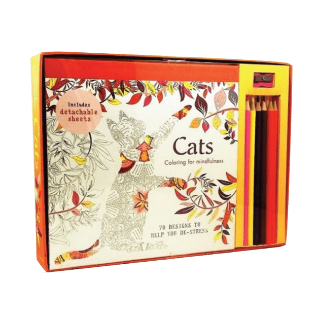Cats Coloring For Mindfulness