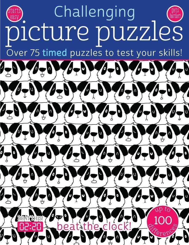 Challenging Picture Puzzles: Over 75 Timed Puzzles To Test Your Skills!