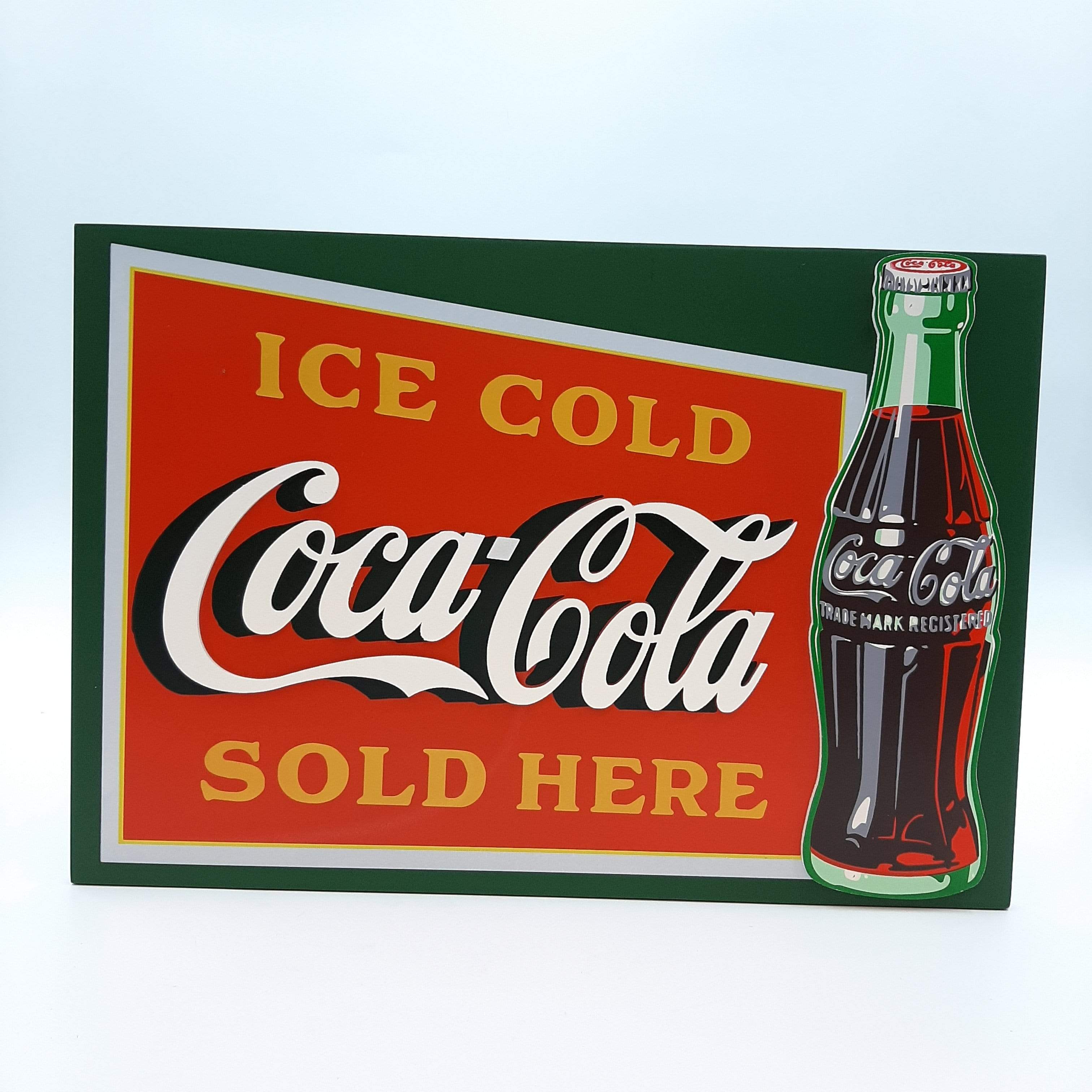 Coke Ice Cold Here Sign