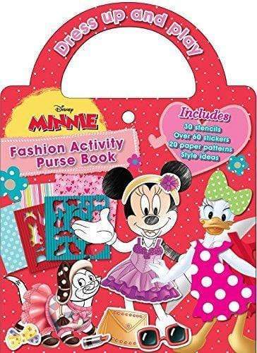 Disney Minnie Fashion Activity Purse Book: Dress Up And Play!