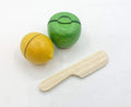Fruit Set 2(Lemon + Apple +Knife)