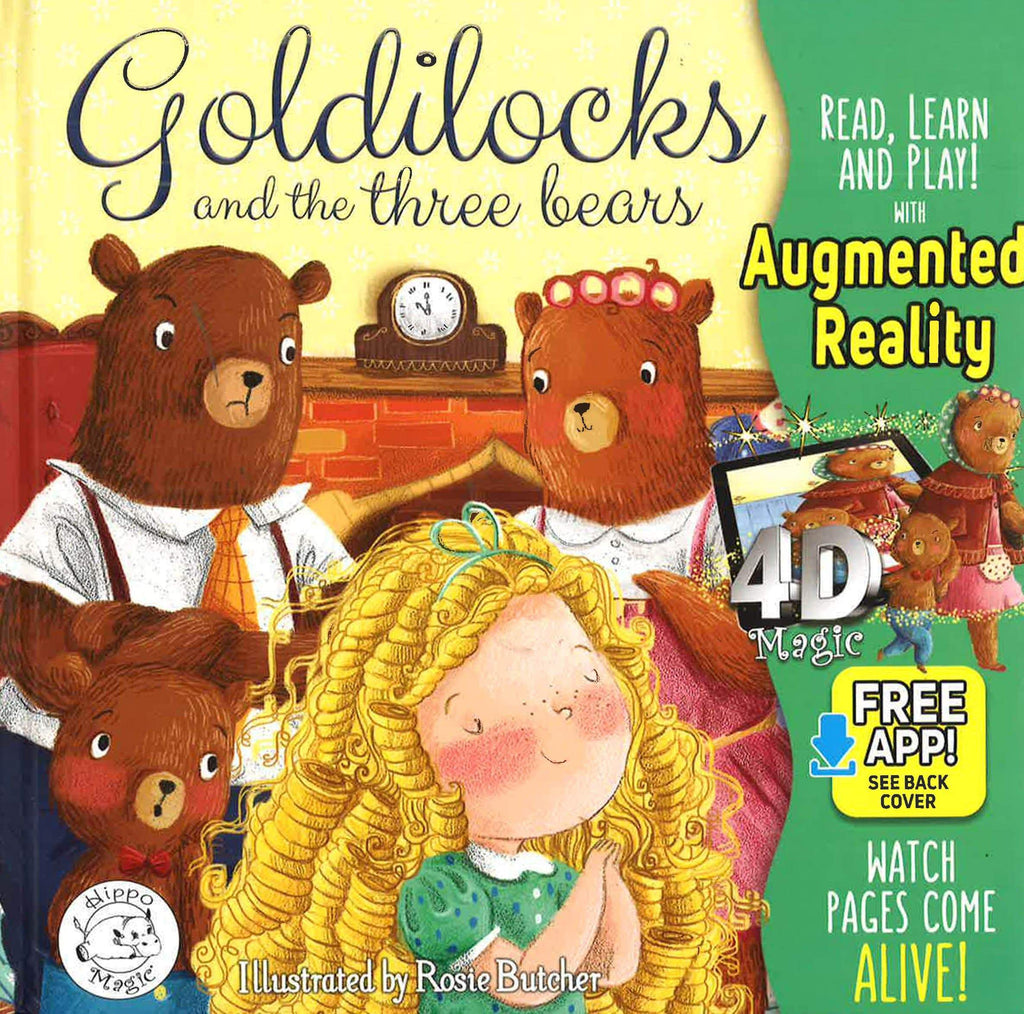 Little Hippo: Goldilocks And The Three Bears - Read, Learn, And Play! With Augmented Reality
